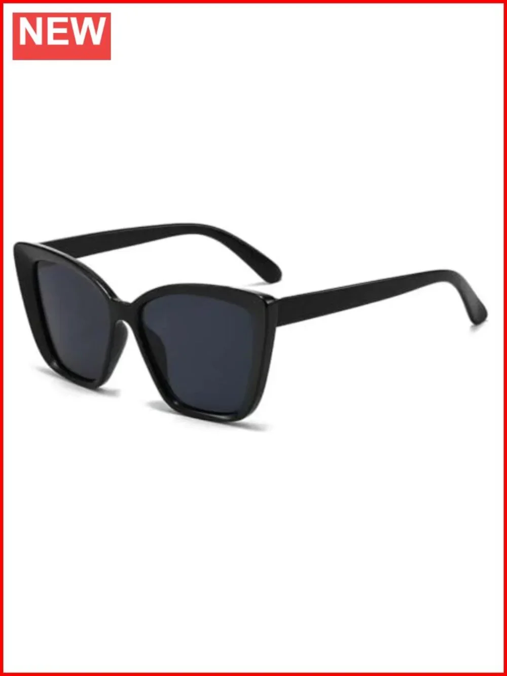 Oversized Cat Eye Sunglasses UV400 Protection Square Trendy